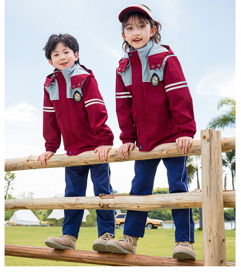 Warm and cold-resistant children casual jacket three-piece suit 455-9359