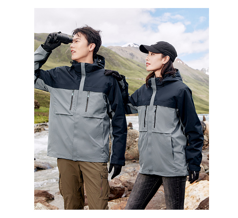 Autumn and winter outdoor down liner three-in-one jacket P11-8815 down model