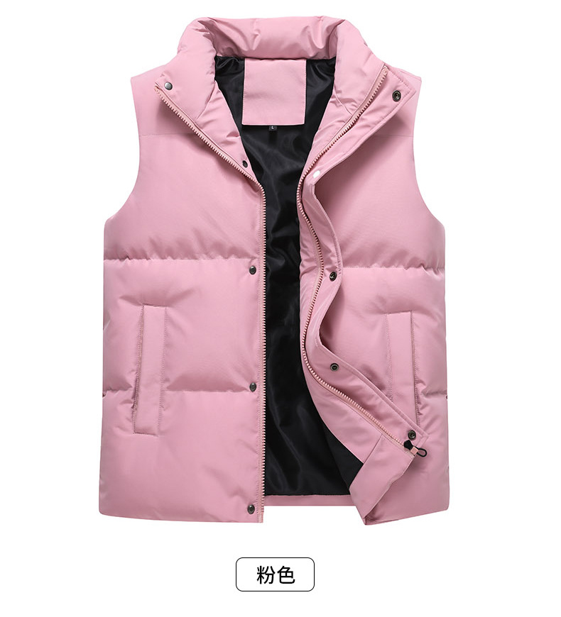 Winter solid color warm cotton vest KD3-188-MJ-219