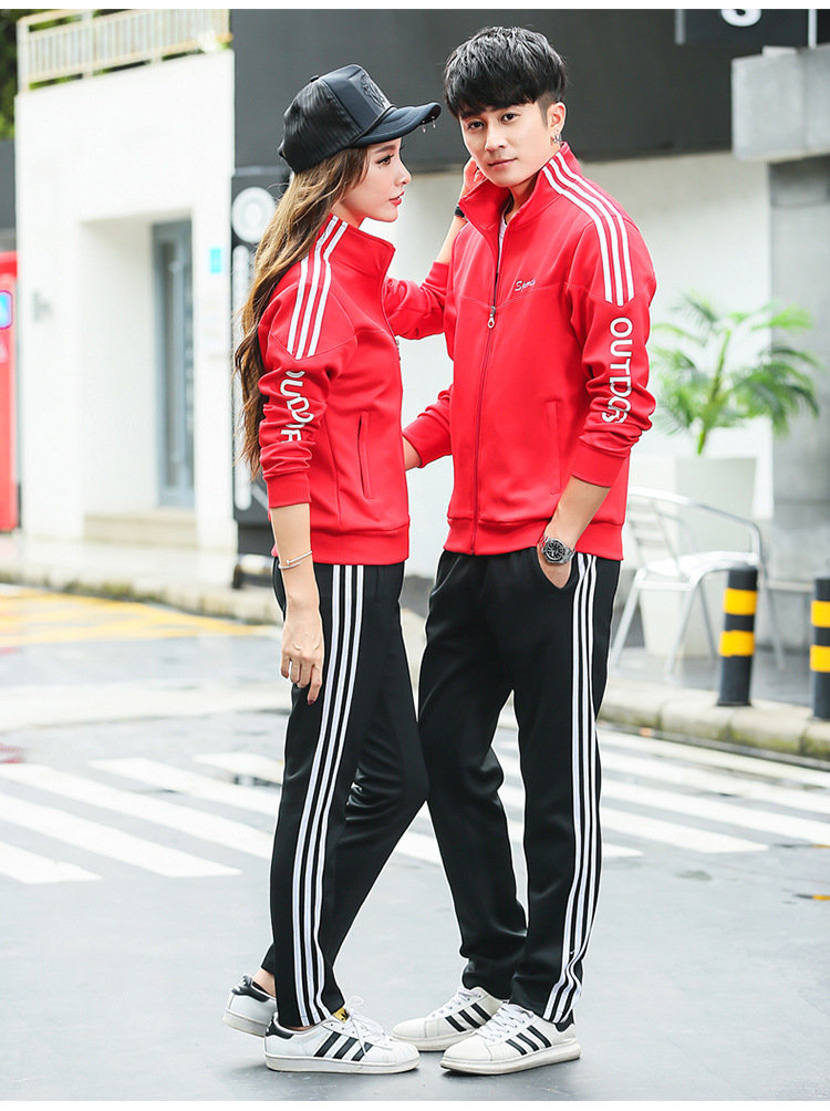 Outdoor sports fitness couple same loose sports suit KC3-55166