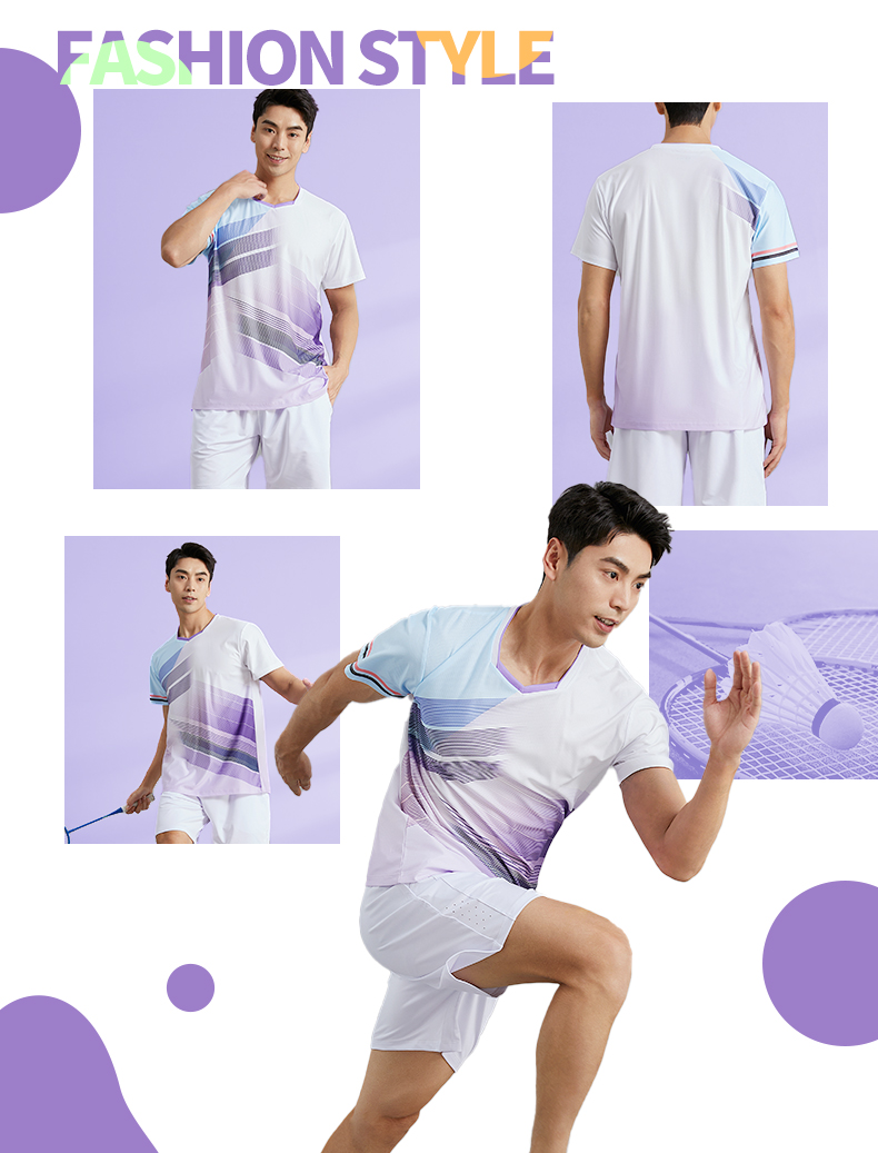 Sportswear table tennis badminton tennis clothing single top GR8-1808