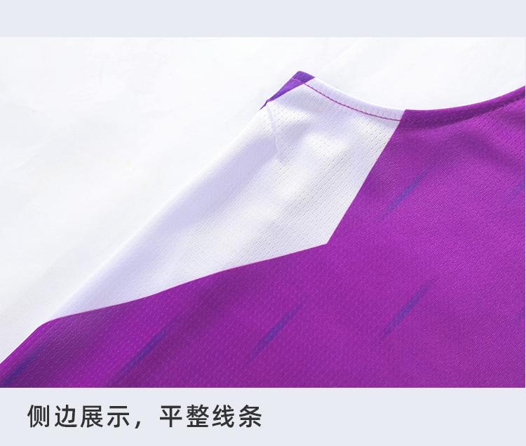 Sweat-wicking breathable multi-color basketball training suit 176-L068