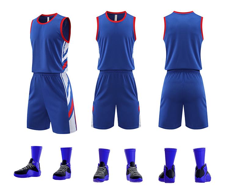 Breathable and comfortable basketball training suit set 176-L1023