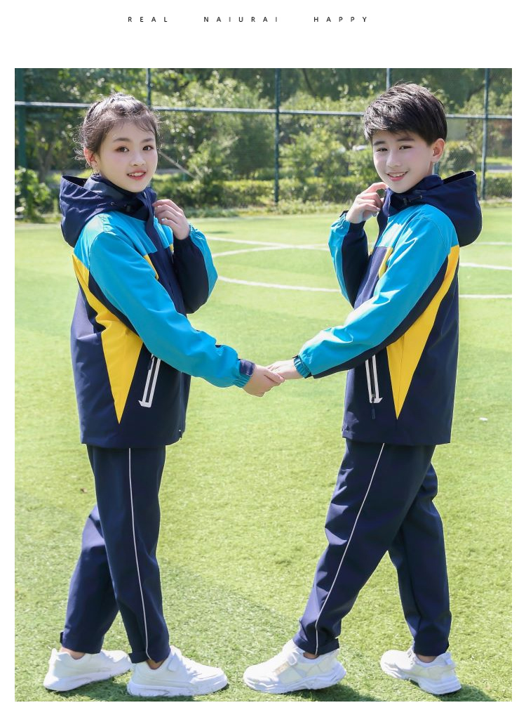 320g double-sided polar fleece liner detachable three-in-one jacket school uniform top children style ZT1-9733 children clothing top