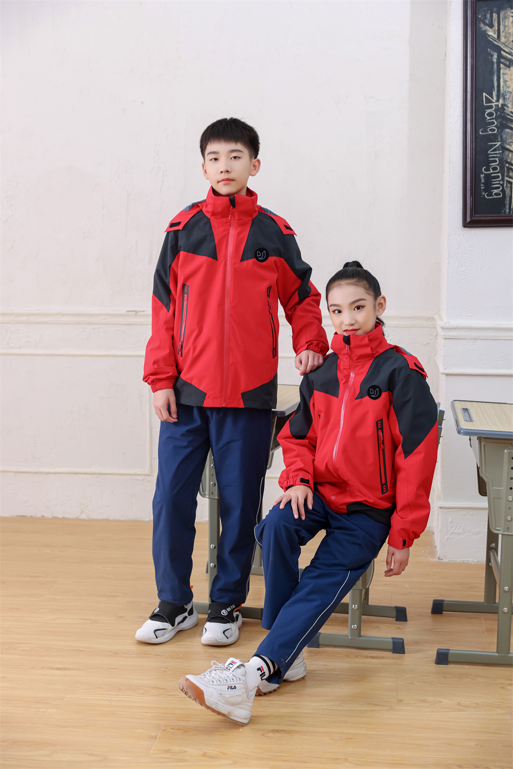 280g Eton same style three-wear campus uniform jacket T02-XF09