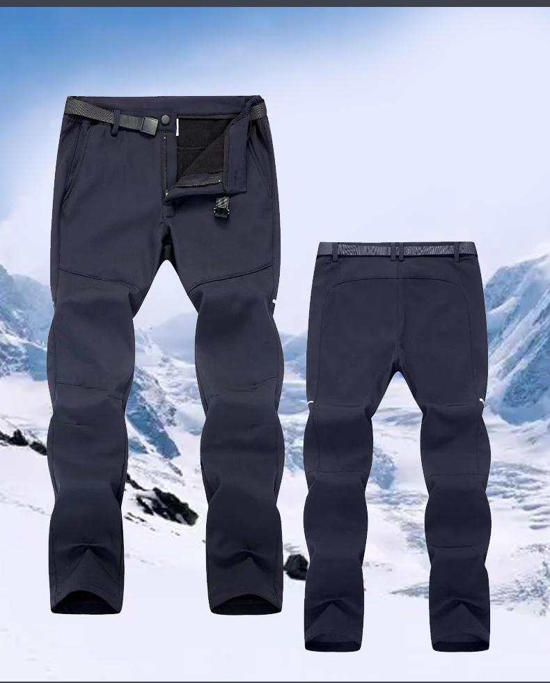 Waterproof and warm reflective strip design trousers H22-K2034