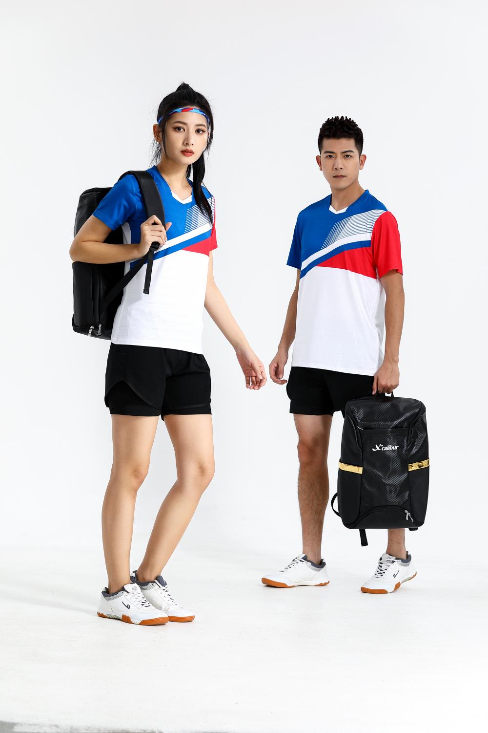 Quick-drying breathable table tennis badminton short-sleeved top 120-1880