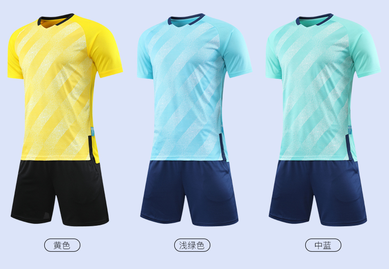 Colorful rhythmic sportswear football suit adult GM6-9113