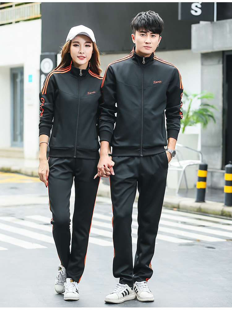 Outdoor sports fitness couple same loose sports suit KC3-55166