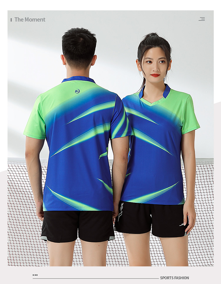 Quick-drying breathable sports table tennis and badminton tops GM2-3064