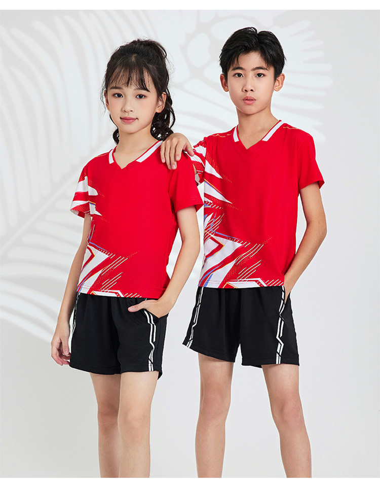 Table tennis, badminton and volleyball breathable sportswear single tops GB8-8905 children clothing