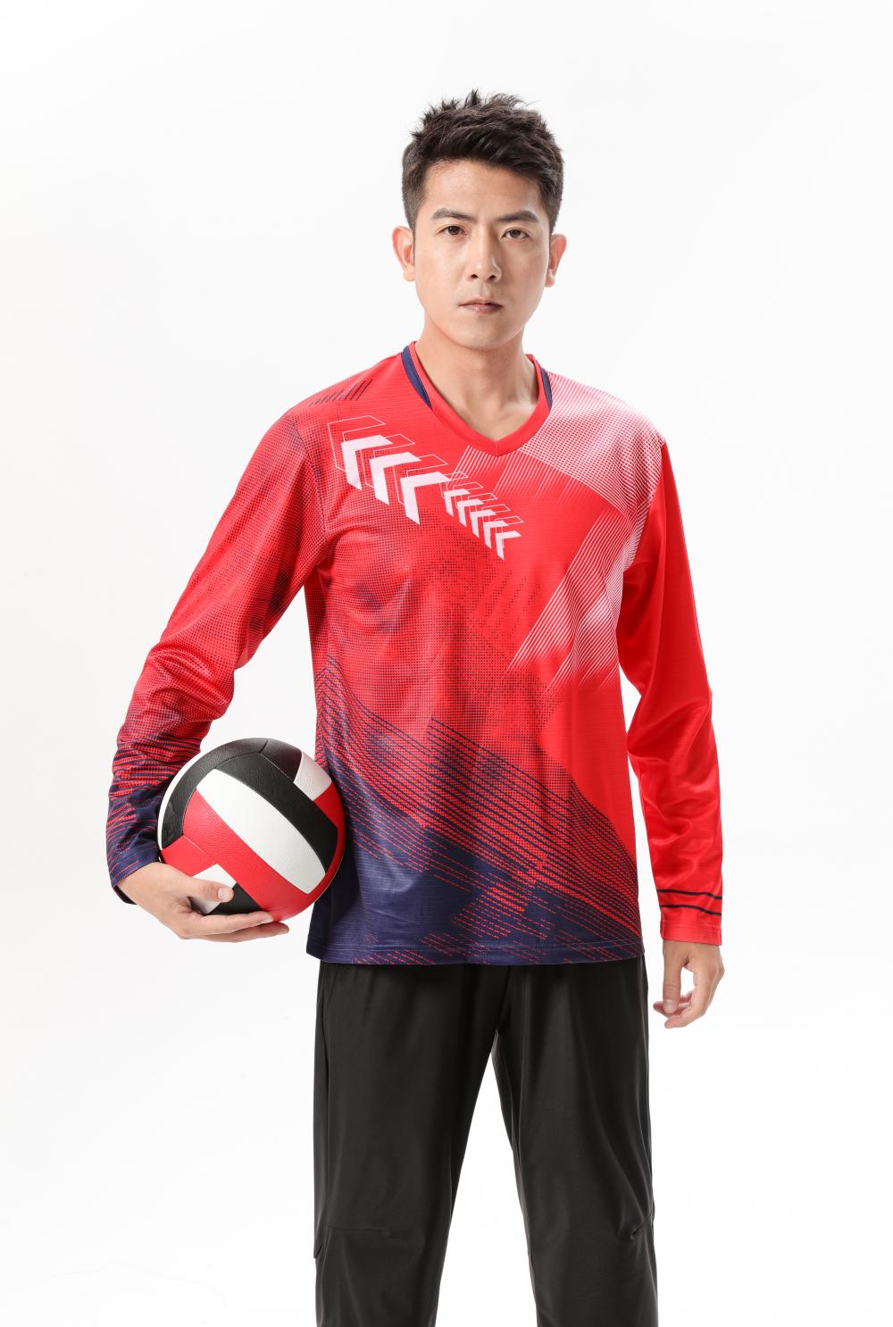 Table tennis badminton volleyball competition uniform sportswear long sleeve GB8-6623 women