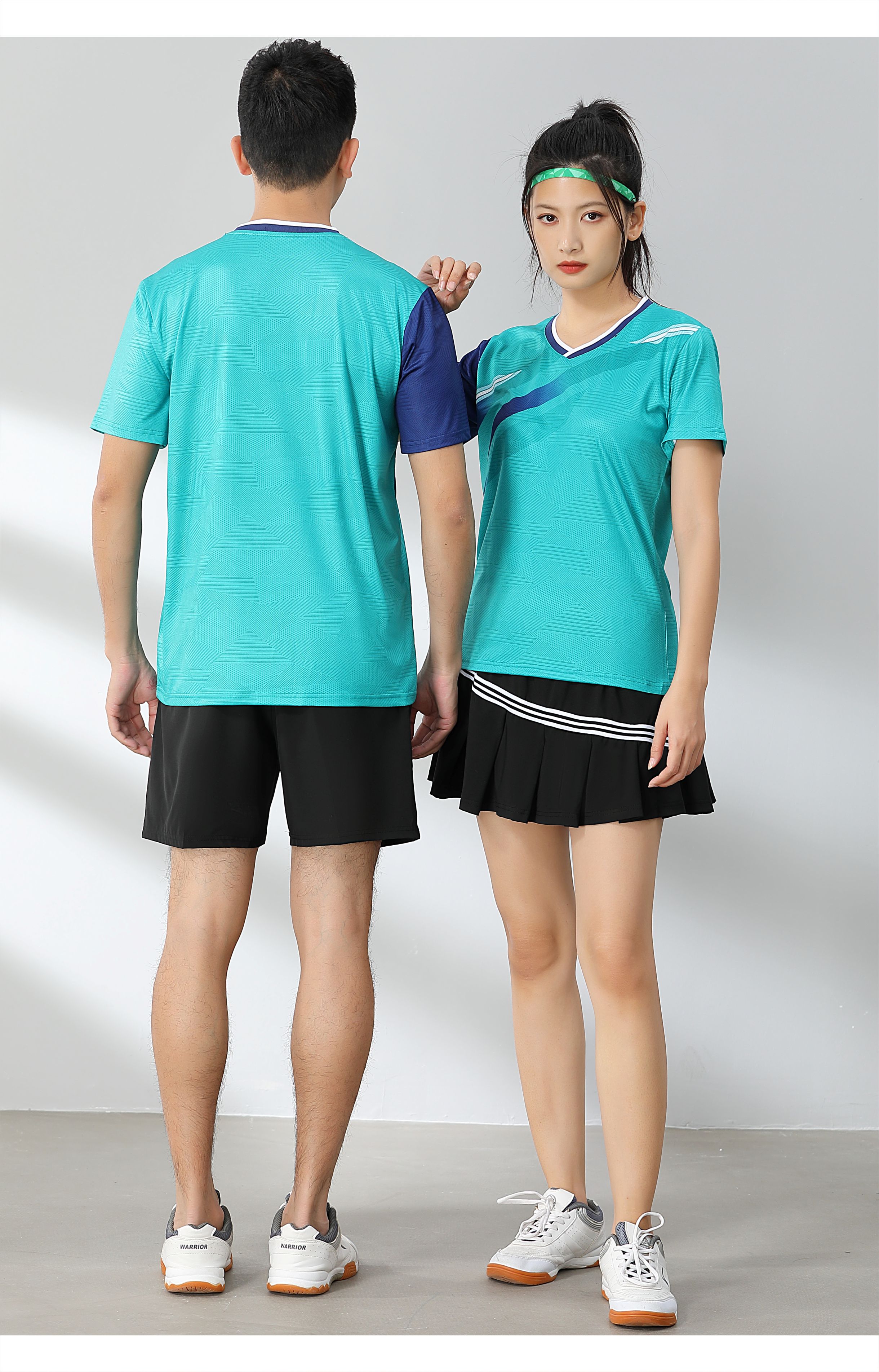 Badminton comfortable sports training suit short-sleeved single top 120-1889 women