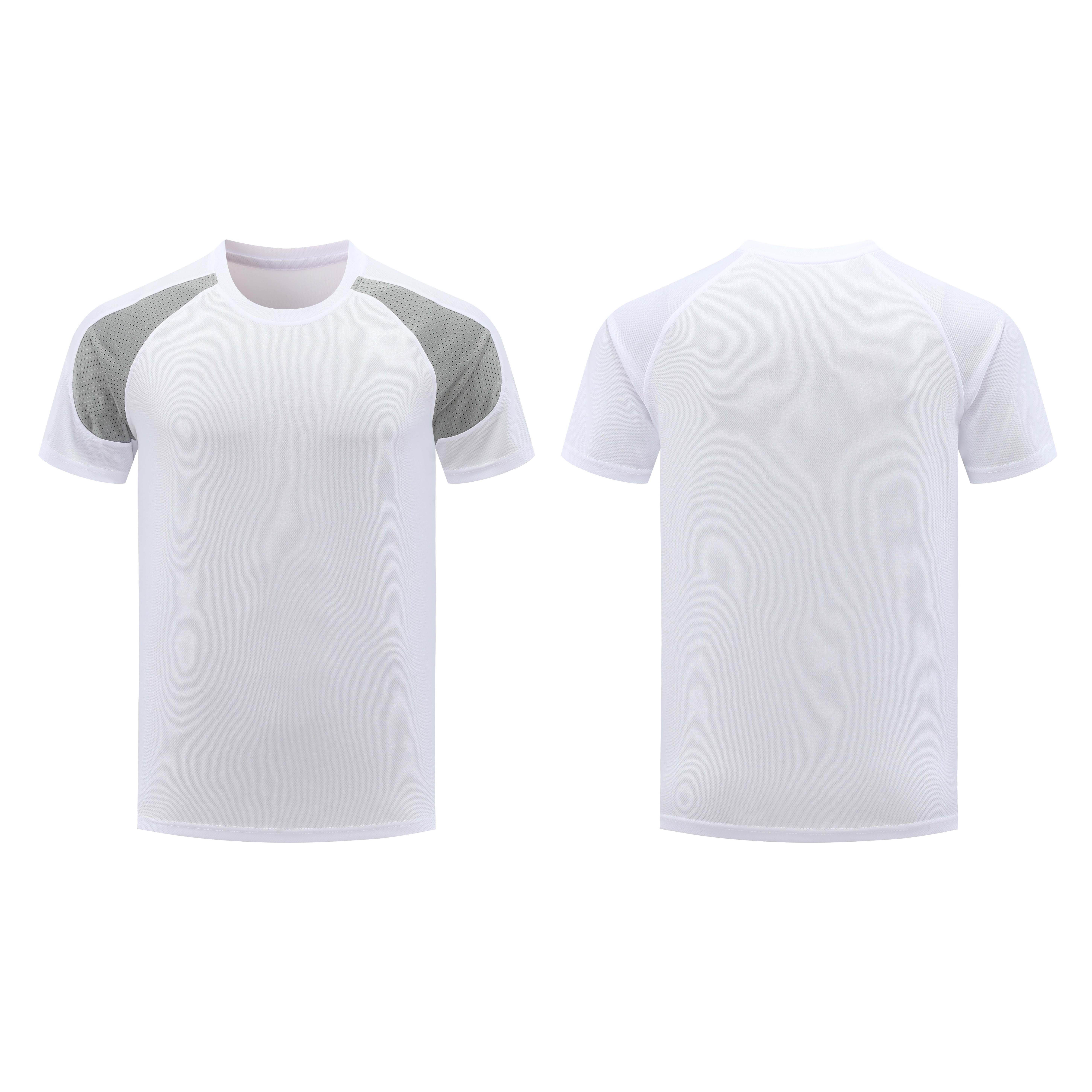 Colorblock quick-drying breathable slim fit round neck sports short-sleeved top GLT-719