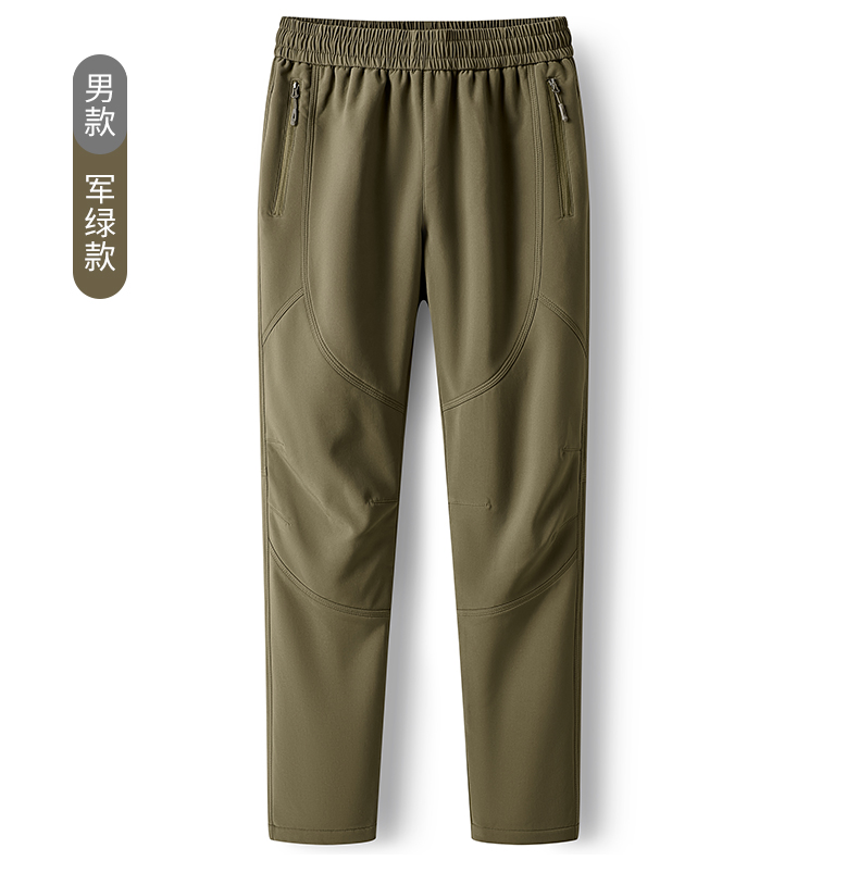 Outdoor men hiking pants plus velvet windproof assault pants KE2-23759 men