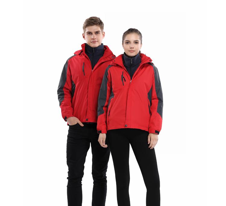 Outdoor cold-removing and warm-keeping detachable three-in-one jacket GJ2-1368