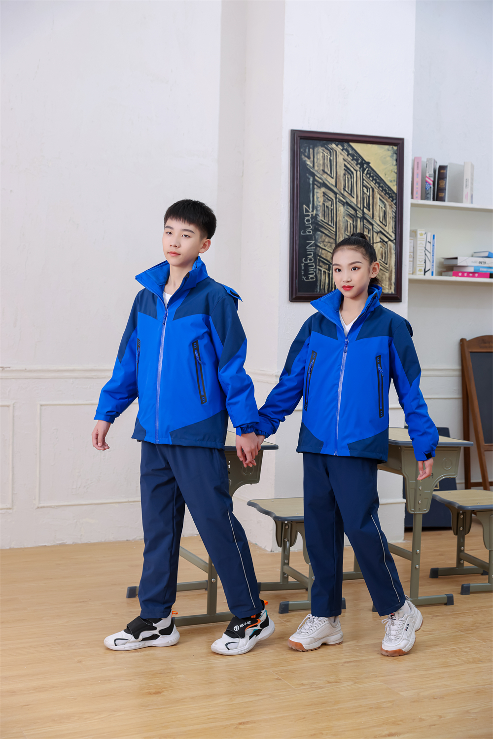 280g Eton same style three-wear campus uniform jacket T02-XF09