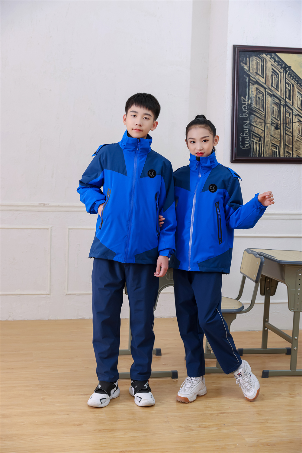 280g Eton same style three-wear campus uniform jacket T02-XF09