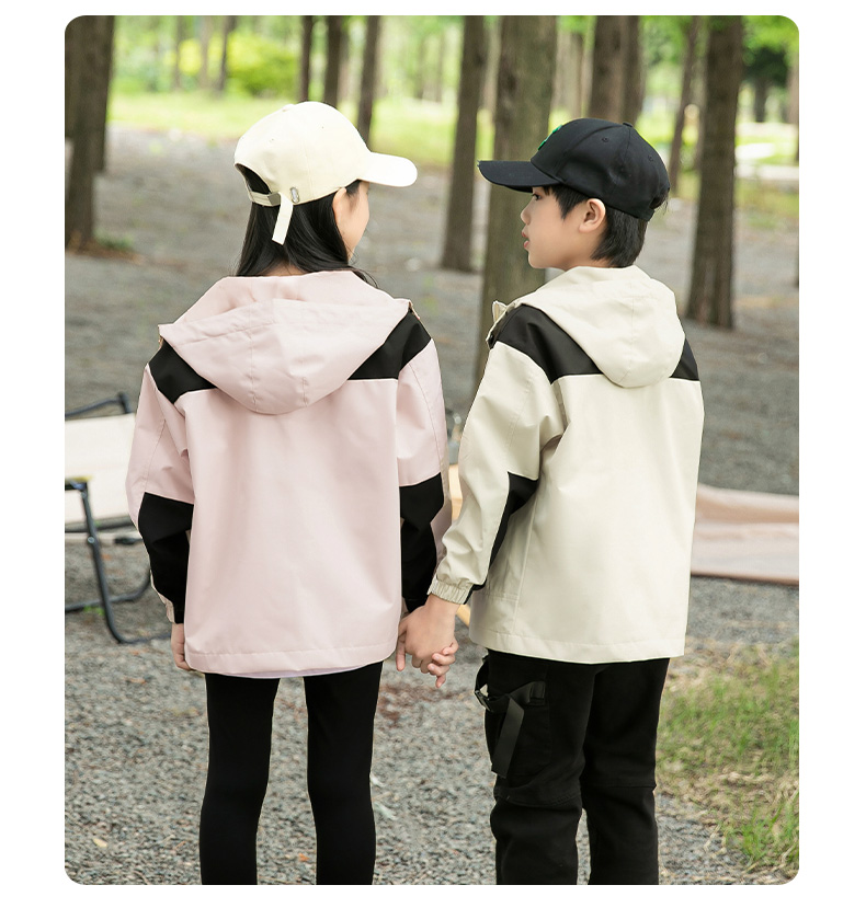 Polar fleece liner outdoor sports children three-in-one jacket KD-RT08