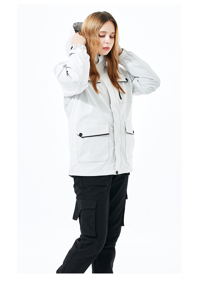 Warm and cold-proof down liner three-in-one detachable jacket P11-8809 down model