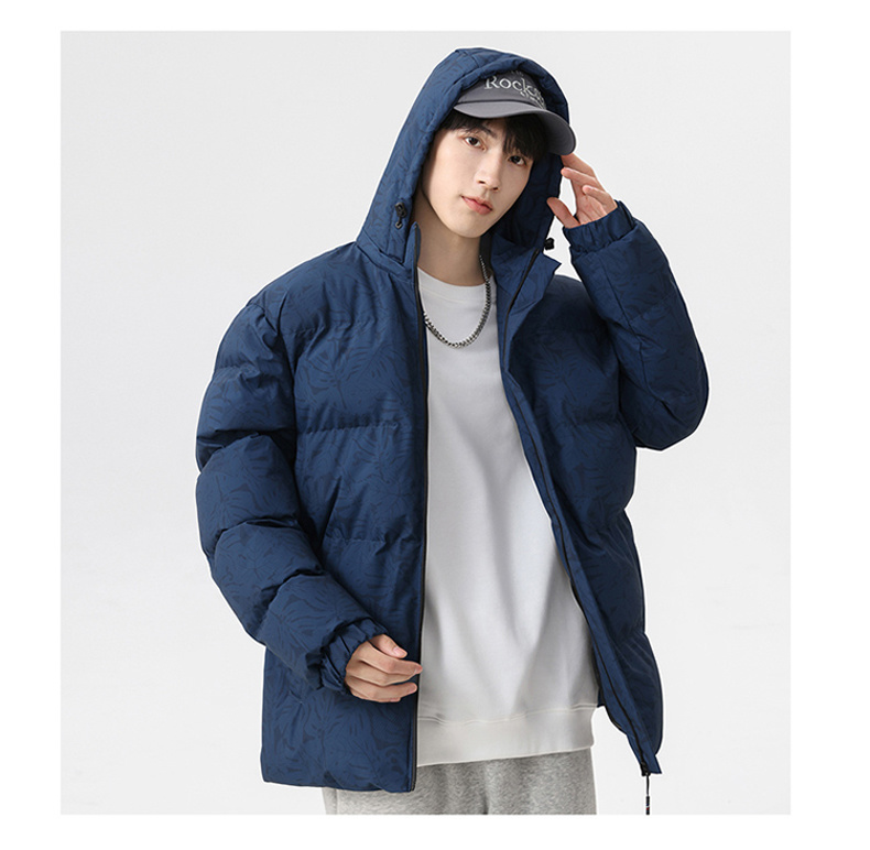 Thickened warm detachable hooded cotton jacket KD3-188-MY-2385