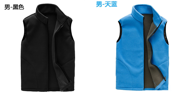 Outdoor warm fleece vest T03-829 women