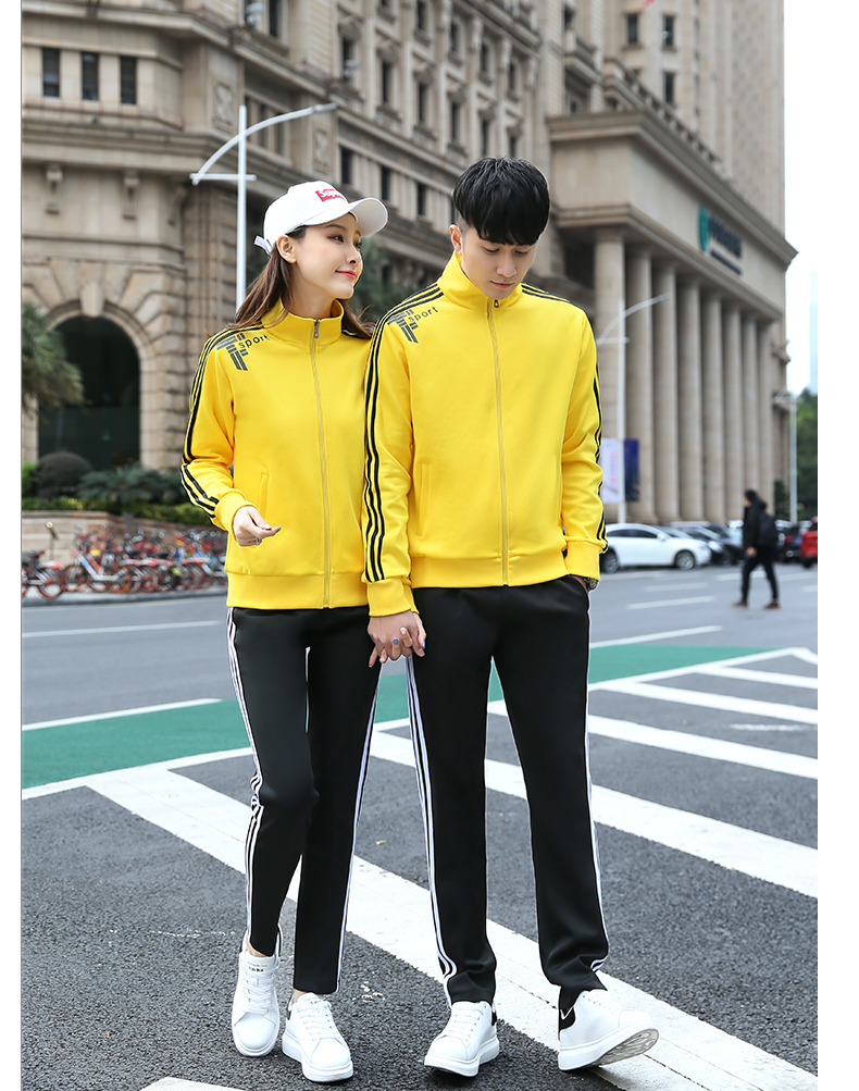 South Korean silk casual running sports suit two-piece suit KC3-1688