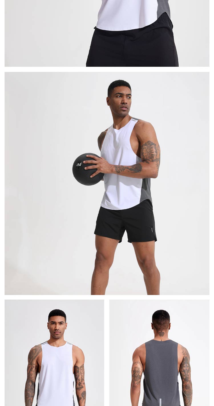 High elastic mesh comfortable breathable sports vest GR9-M46