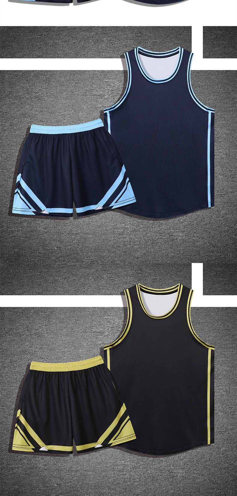 168g American style basketball jacquard basketball uniform GY2-A076