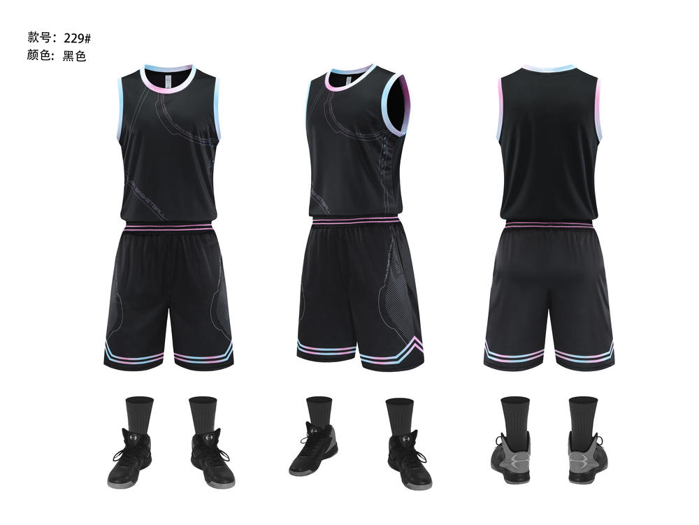 Comfortable sports adult children training basketball uniform GY1-229