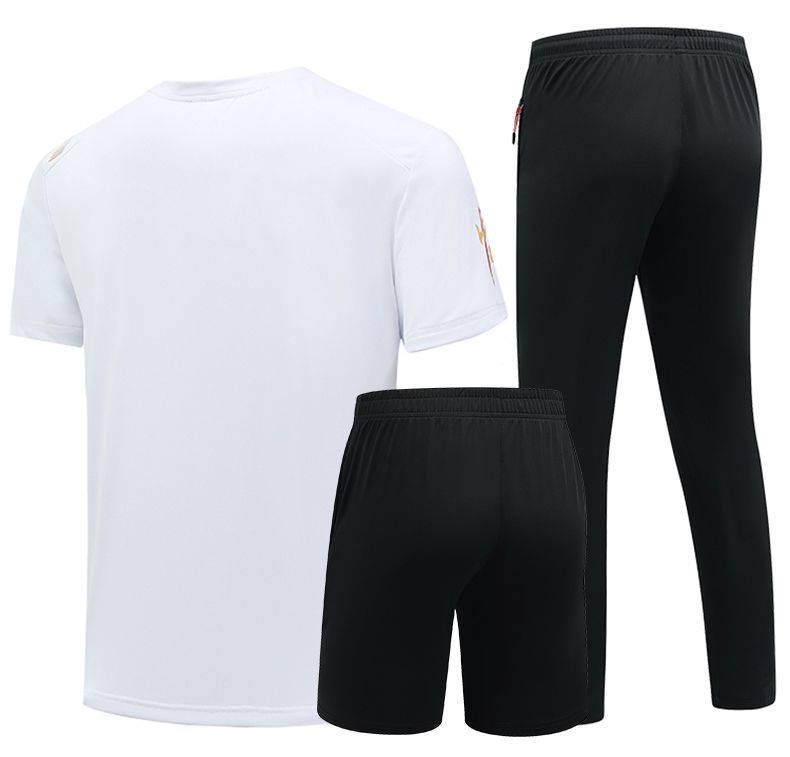 Sportswear quick-drying round neck short-sleeved three-piece suit KE4-95522