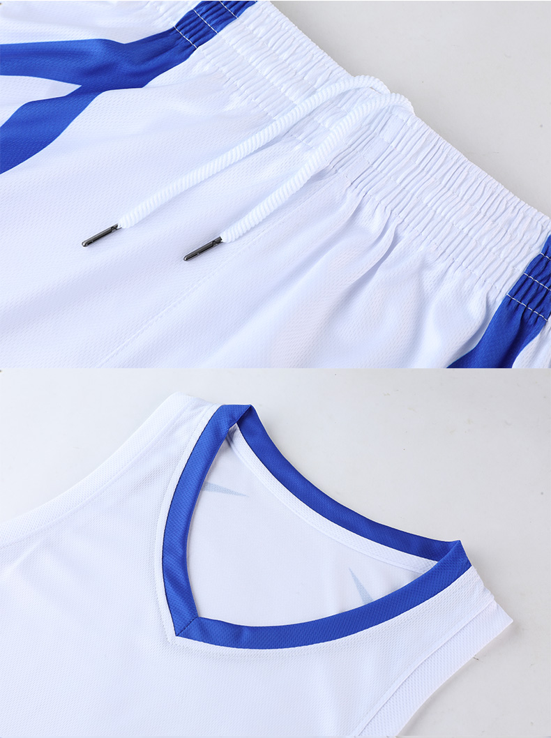 Polyester color matching sports basketball suit YA-8602