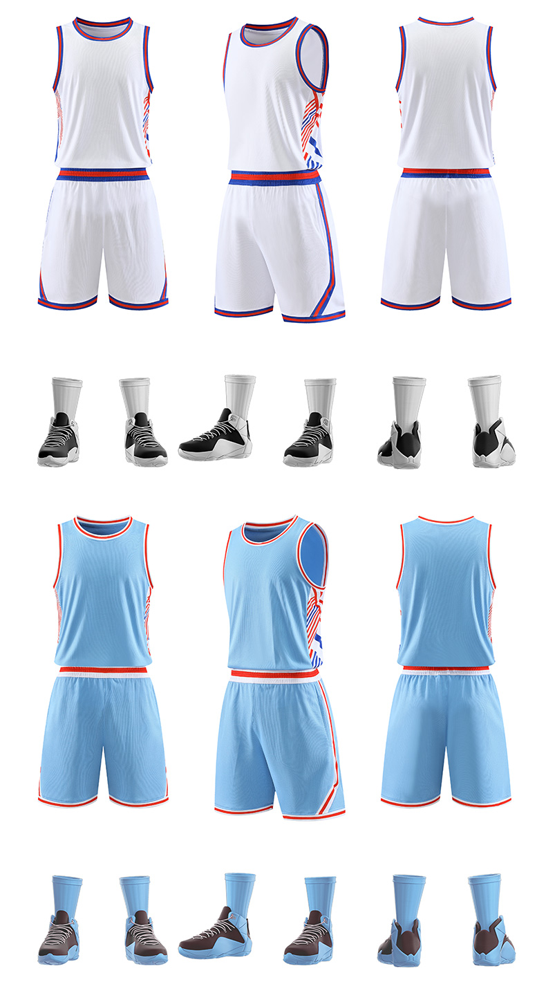 American style vest Xiaomitong competition basketball uniform suit YA-8660