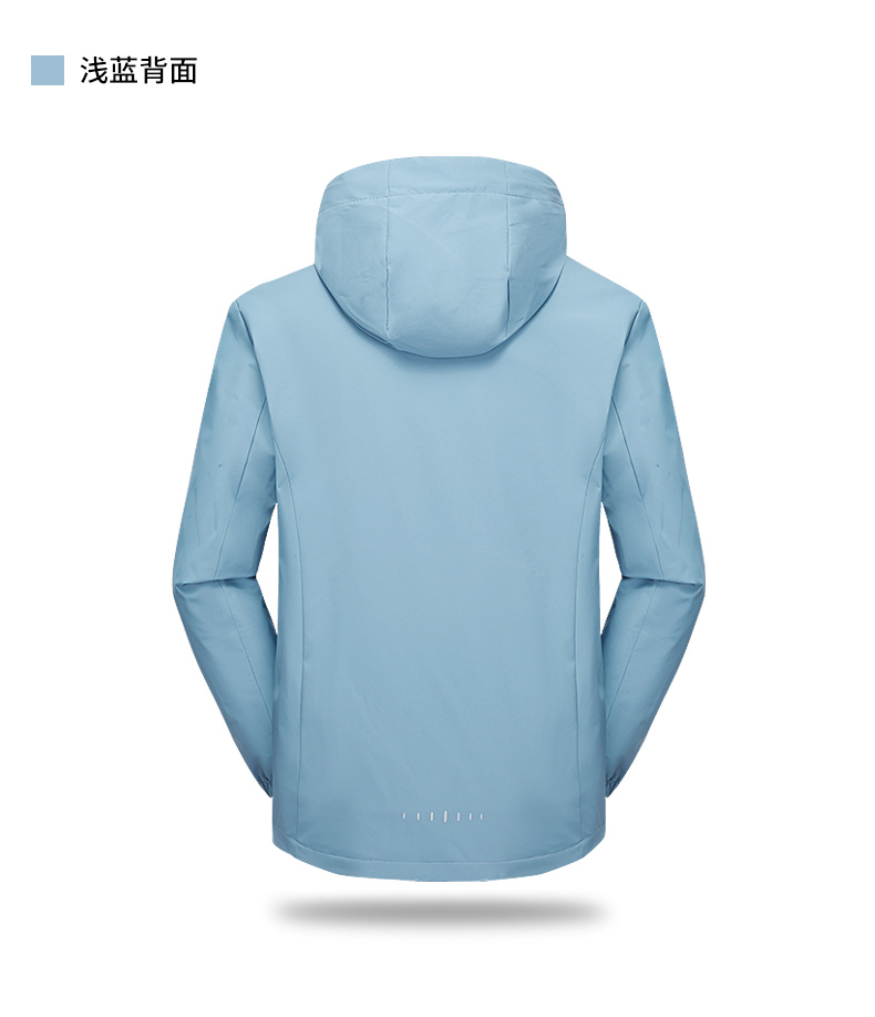 Three-in-one fleece jacket with detachable lining KT-6268 for men