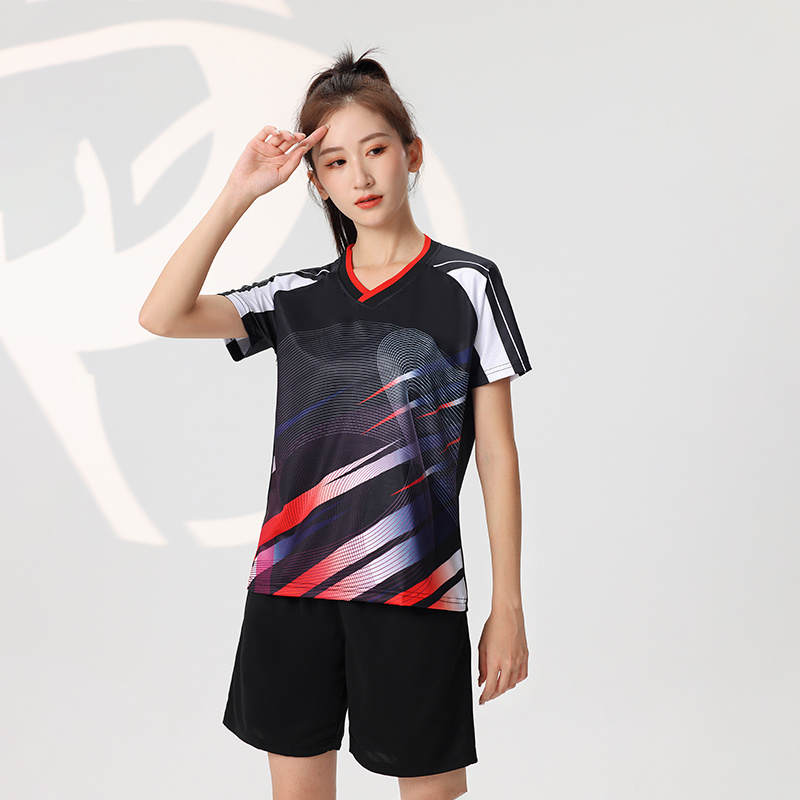 Quick-drying badminton competition suit women short-sleeved top GB7-372 women