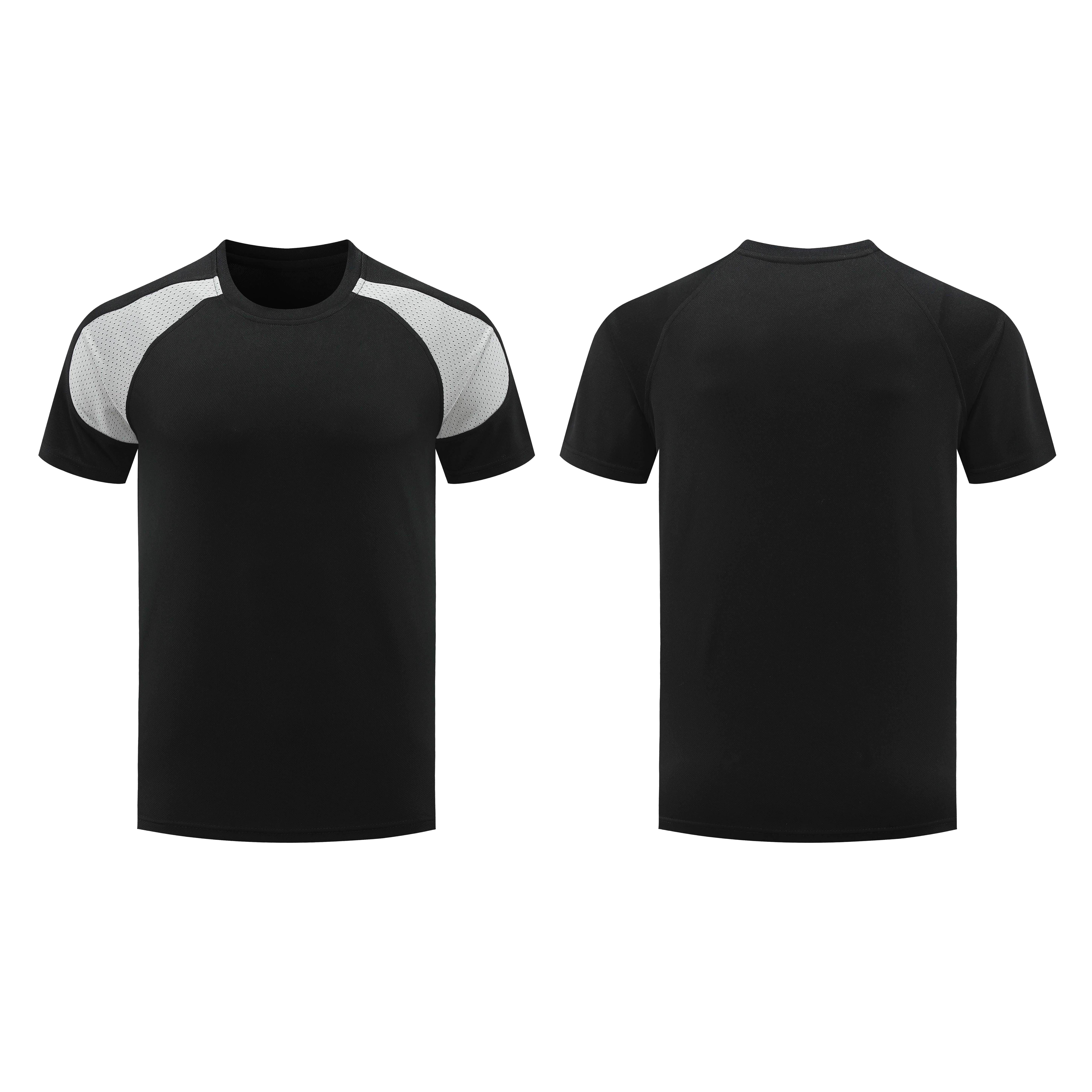 Colorblock quick-drying breathable slim fit round neck sports short-sleeved top GLT-719