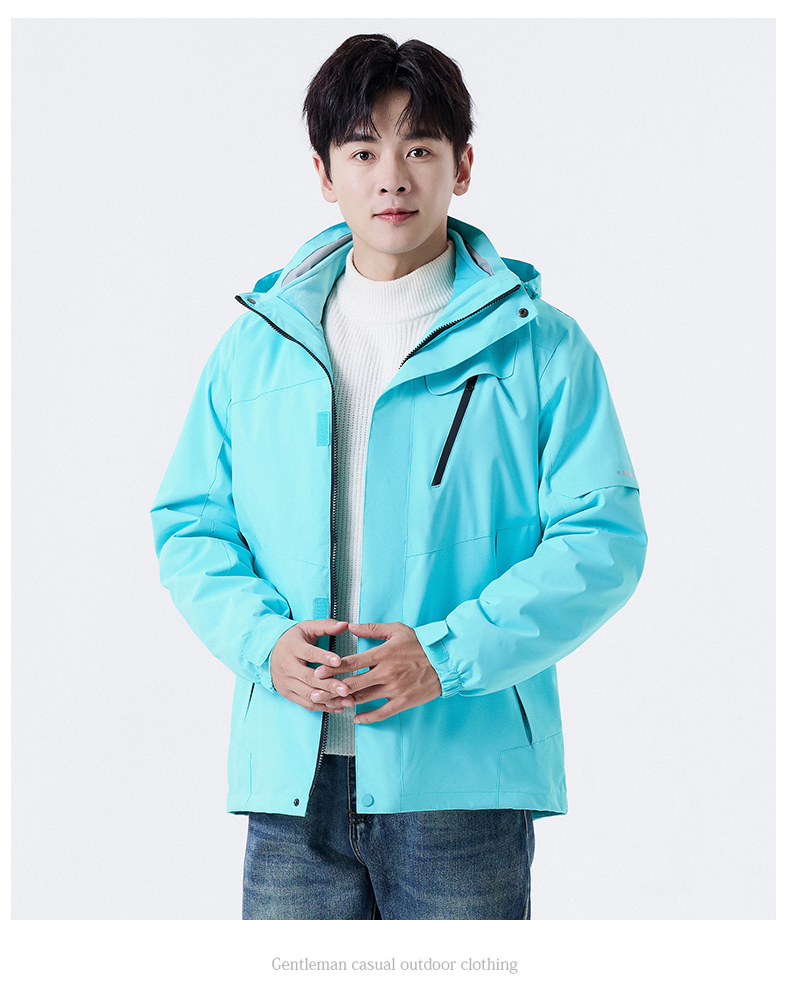 Thick and warm couple three-in-one jacket KH-5158 men