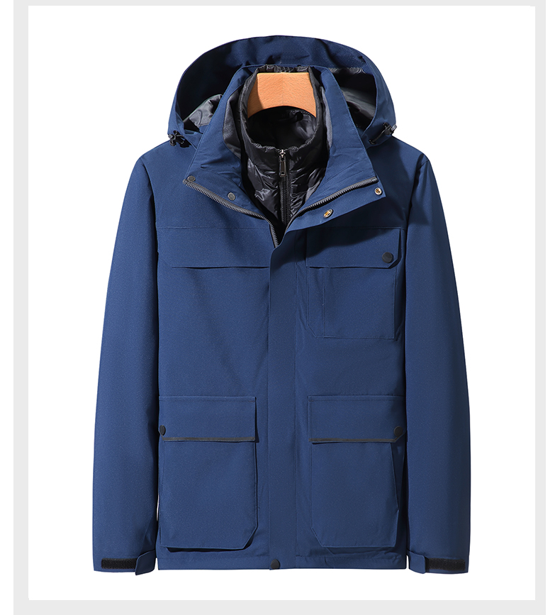 Down jacket liner parka three-in-one two-piece jacket YZ02-888