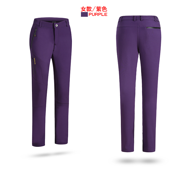 Polar fleece thickened soft shell couple assault pants KL-6819 men