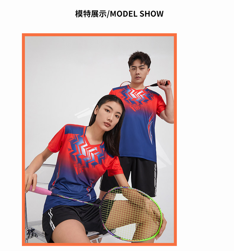 Sportswear training suit short-sleeved ladies GB8-7906 short-sleeved women