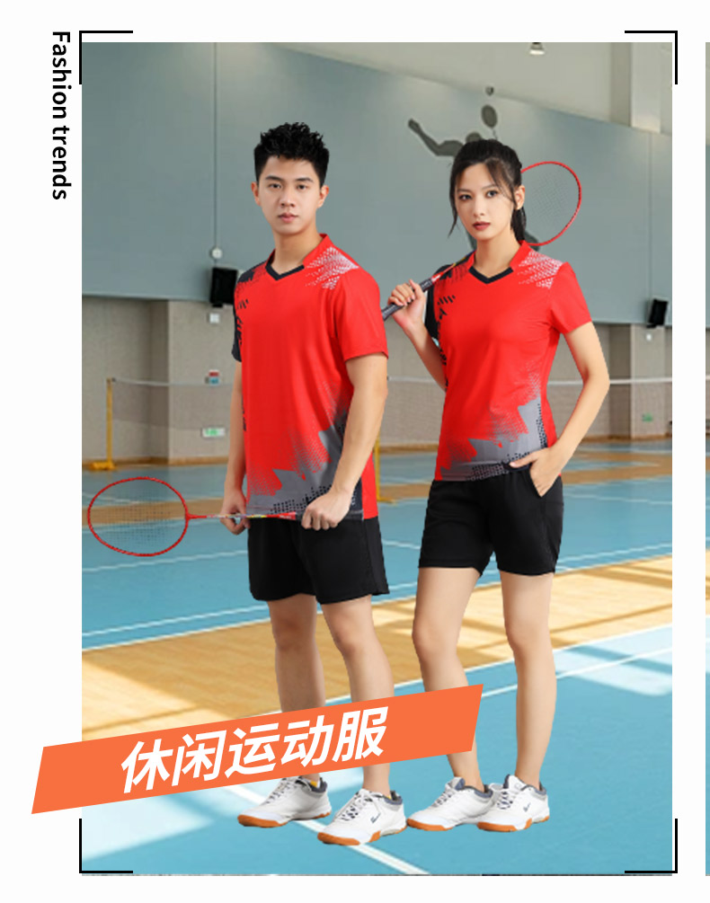 Badminton clothing tops training sportswear women GM2-3029B women short sleeve