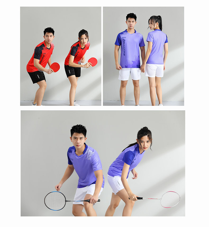 Badminton clothing tops training sportswear women GM2-3029B women short sleeve