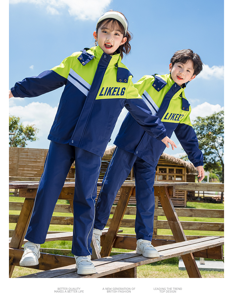 Fun children outdoor warm jacket three-piece set 455-9375