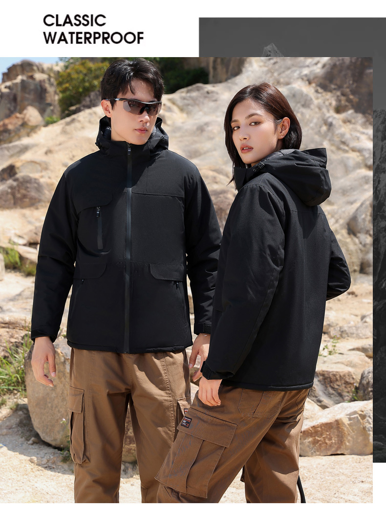 Outdoor windproof and waterproof couple single layer jacket H22-2099