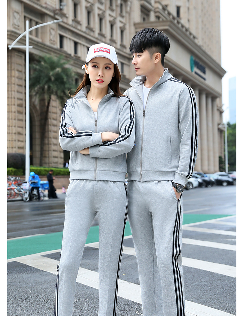 South Korean silk casual running sports suit two-piece suit KC3-1688