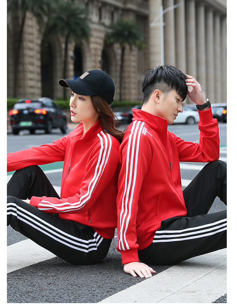 South Korean silk casual running sports suit two-piece suit KC3-1688