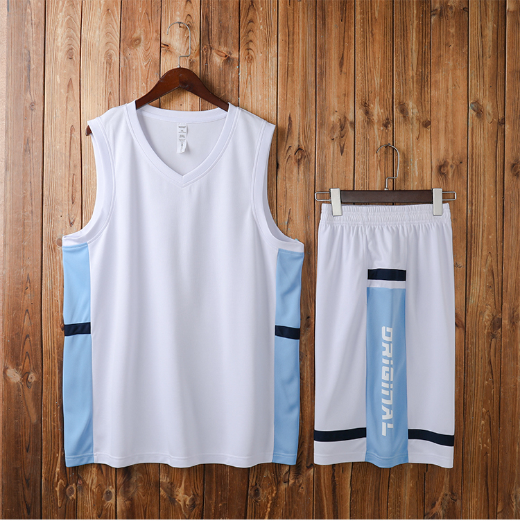 165g quick-drying color matching sports basketball suit men style 176-L020