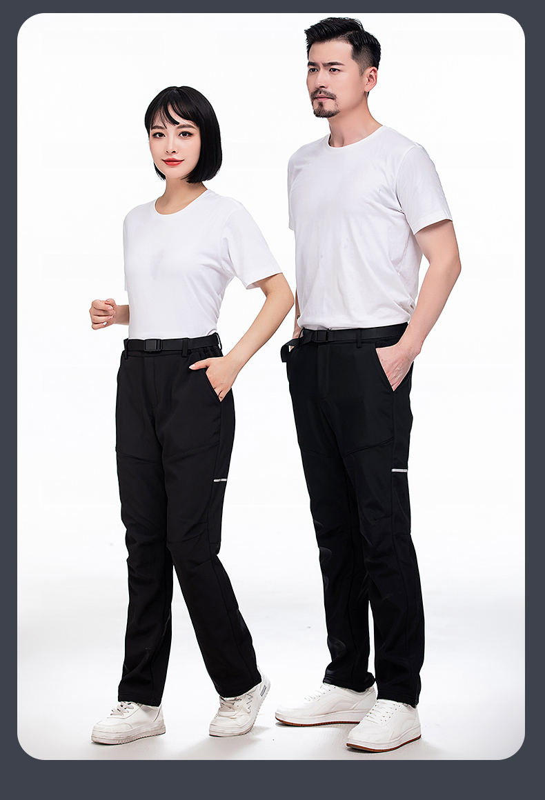 Waterproof and warm reflective strip design trousers H22-K2034