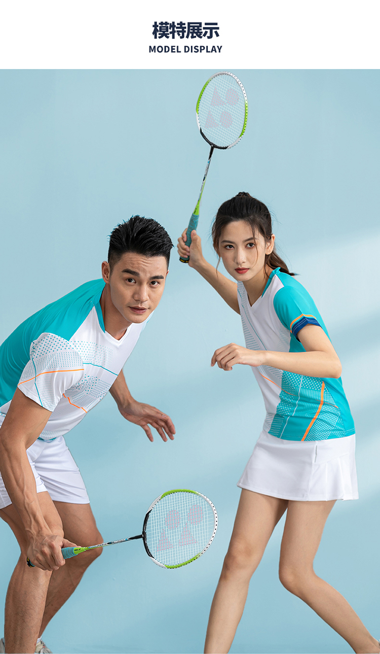 Table tennis, badminton, tennis and volleyball short-sleeved competition training suit GR8-1257 men