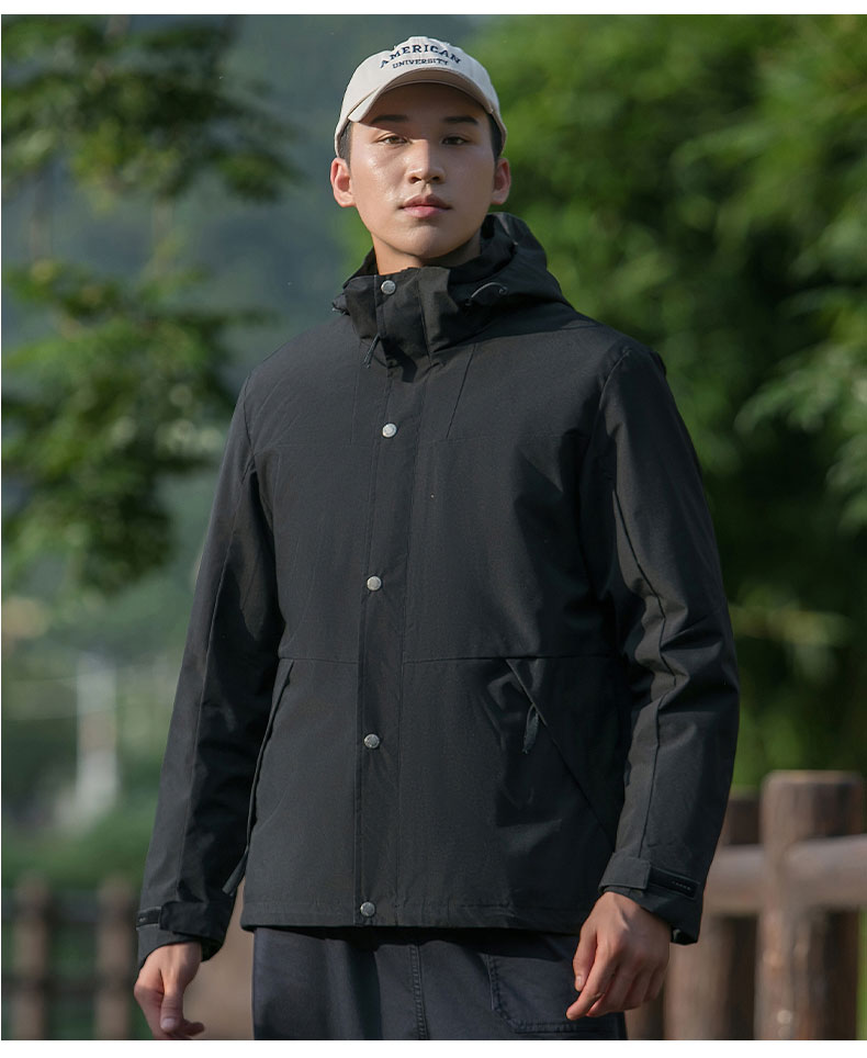 High quality down liner three-in-one jacket 223-23999